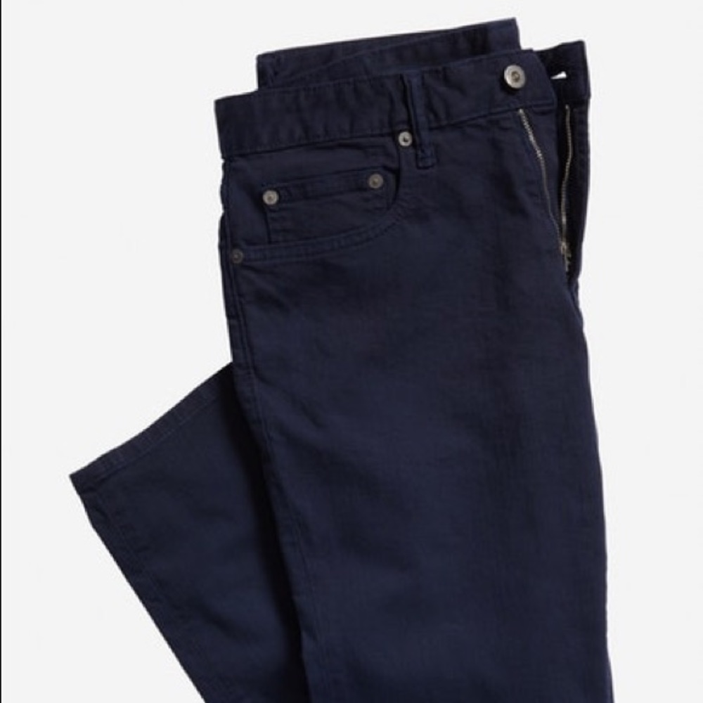 Bonobos Navy Stretch Travel Jeans